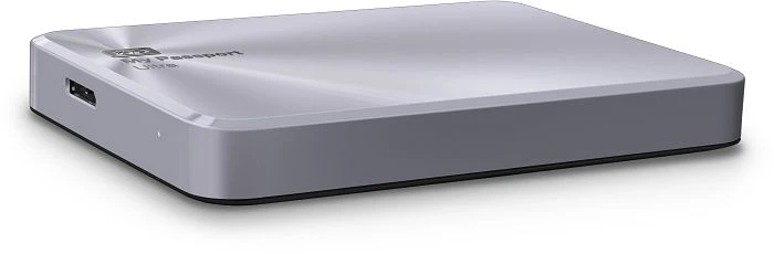 Western Digital WD My Passport Ultra Metal silber, 2TB, USB 3.0 Micro-B