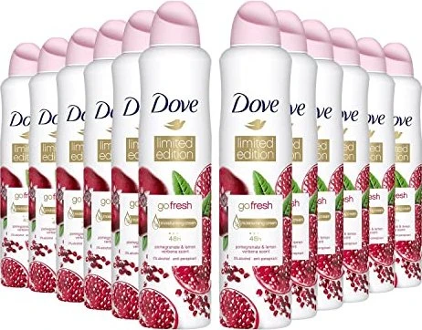 Dove Go Fresh Pomegrante & Lemon Verbena Deodorant Spray, 250ml