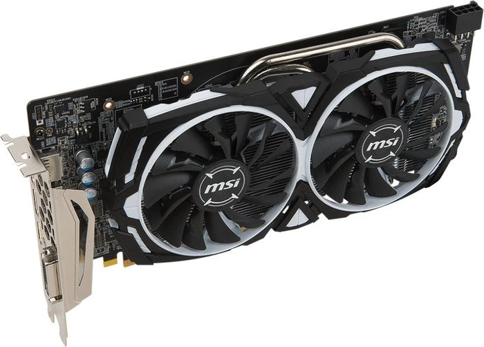 MSI Radeon RX 580 Armor 8G OC, 8GB GDDR5, DVI, 2x HDMI, 2x DP