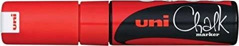 Uni-Ball ChalkGlass Marker Chisel Tip PWE-8K neonrot