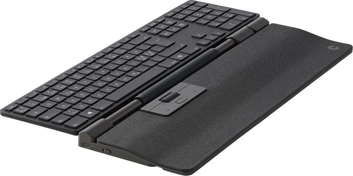 Contour Design RollerMouse Pro Wireless Extended Wrist, Stoff dunkelgrau, USB/Bluetooth