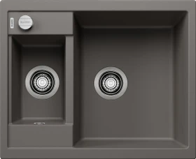 Blanco Metra 6 Becken reversibel mit Ablauffernbedienung vulkangrau