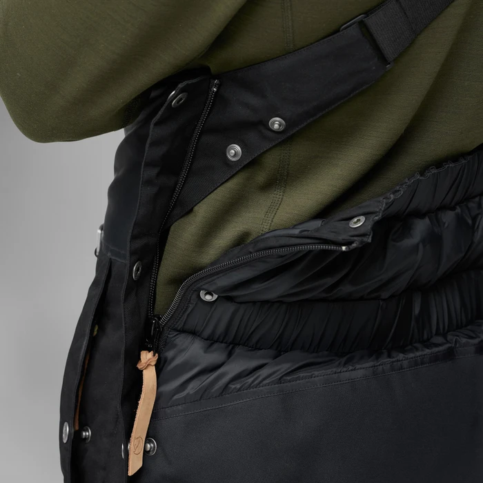 Fjällräven Polar Bib Hose lang schwarz (Herren)