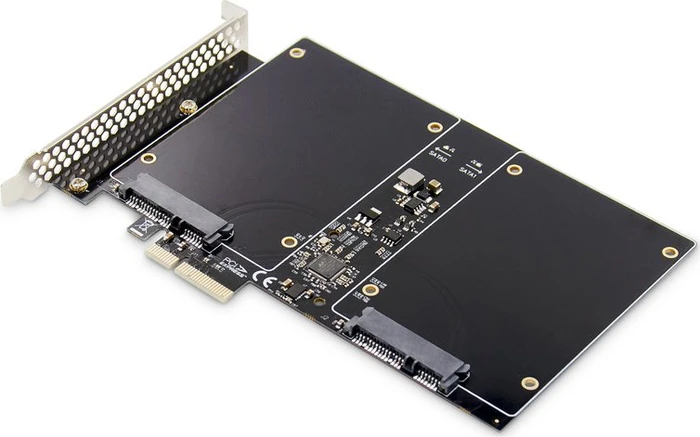 Digitus SATA III RAID PCIe Add-On Card 2.5" HDD / SSD, 2 Port