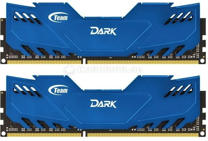 TeamGroup Dark blau UDIMM 8GB Kit, DDR3-2400, CL11-13-13-35