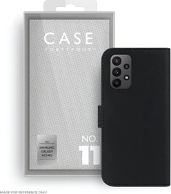 Case FortyFour No. 1 für Samsung Galaxy A23/A23 5G Cross Grain Black