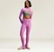 adidas by Stella McCartney TrueStrength Splitcuff Hose lang semi pulse lilac (Damen) Vorschaubild