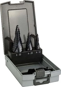 Bosch Professional HSS-AlTiN Stufenbohrer-Sortiment inkl. Werkzeugbox, 3-tlg.