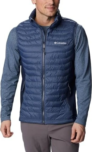 Columbia Powder Pass Weste dark mountain/collegiate navy (Herren)