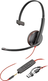 Poly Blackwire 3215 USB-C/A