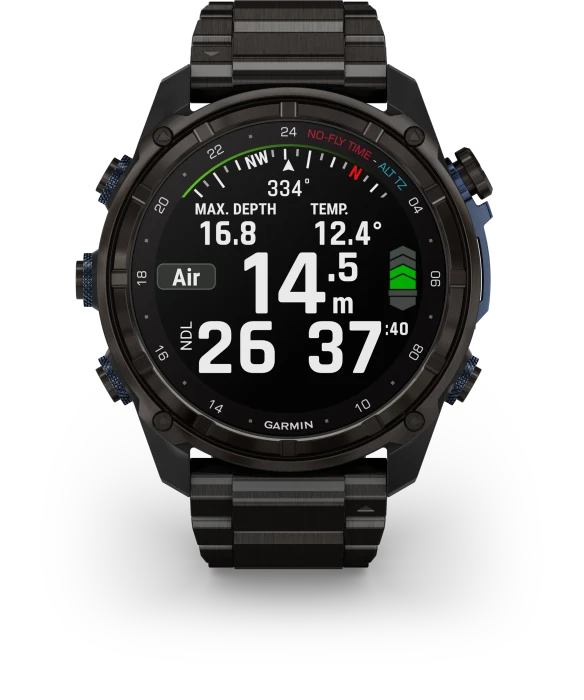 Garmin Descent Mk3i 51mm mit Titanarmband carbon grey & T2 Transceiver Bundle