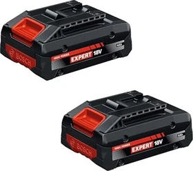 Bosch Professional EXPERT EXBA18V-40 Werkzeug-Akku 18V, 4.0Ah, Li-Ionen, 2 Akkus [8.0Ah] [144Wh]