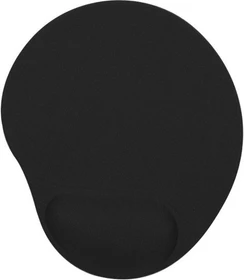 Powerton ERGO PALMA Mauspad mit Handauflage, 255x220mm, schwarz