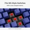 Glorious GPBT Basics Keycaps, Kunststoff (PBT), Mana Blue, blau, 131 Tasten, ISO-ND Vorschaubild