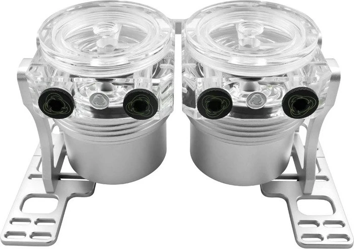 Singularity Computers Protium Vertical Pump Mount, D5, Silver, vertikale Halterung für Pumpen