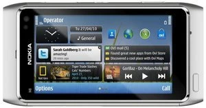 Nokia N8 silver white