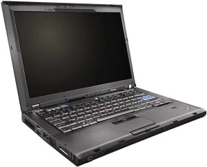 Lenovo ThinkPad T400, Core 2 Duo T9400, 2GB RAM, 160GB HDD, Mobility Radeon HD 3470, DE