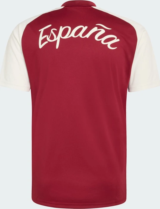 adidas FIFA WM 2026 Spanien Auswärts Aufwärmtrikot kurzarm team coll burgundy 2 (Herren)