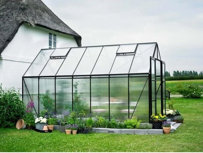Halls Magnum 128 PC 6mm Gewächshaus schwarz