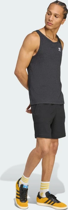 adidas Essentials Trefoil Waffle Shorts schwarz/weiß (Herren)
