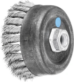 Pferd POS TBG 100/M14 INOX 0.35 Topfbürste gezopft, 100mm, 1 Stück