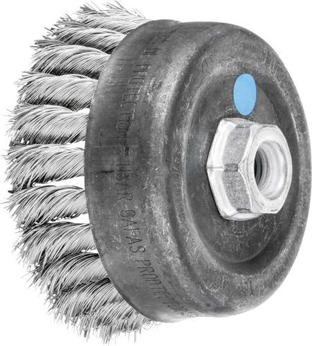 Pferd POS TBG 100/M14 INOX 0.35 Topfbürste gezopft, 100mm, 1 Stück