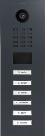 DoorBird D2106V IP Video Türstation RAL 7016, 6 Ruftasten, Edelstahl V2A