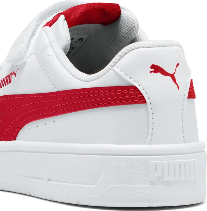 Puma Court Classic Clean puma white/for all time red (Junior)