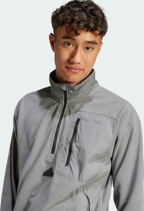 adidas City Escape Polar Fleece 1/2 Zip Pullover grey four (Herren)