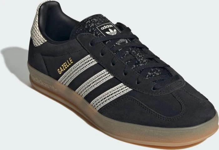 adidas Gazelle Indoor core black/wonder white/gum (Damen)