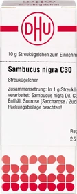 DHU Sambucus Nigra C30 Globuli, 10g