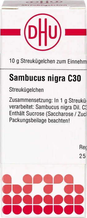 DHU Sambucus Nigra C30 Globuli, 10g