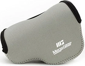 MegaGear Neoprentasche für Sony Alpha A6400, A6500, A6300, A6000 grau