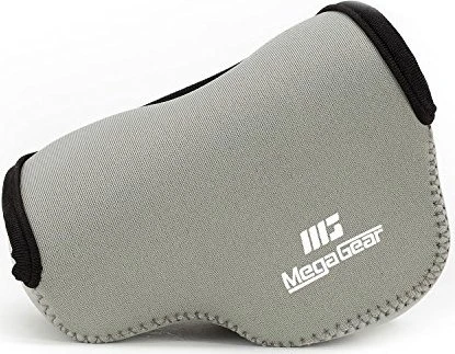 MegaGear Neoprentasche für Sony Alpha A6400, A6500, A6300, A6000 grau