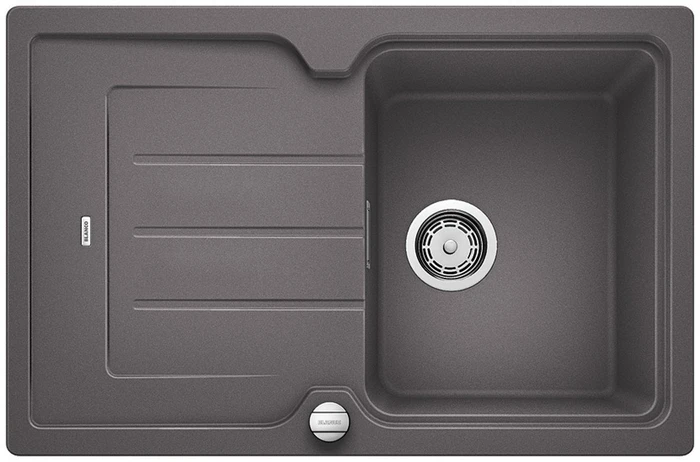 Blanco Classic Neo 45 S Einbau Becken reversibel mit Ablauffernbedienung felsgrau