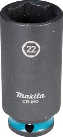 Makita Impact Black Außensechskant Steckschlüssel 3/8", 22x63mm