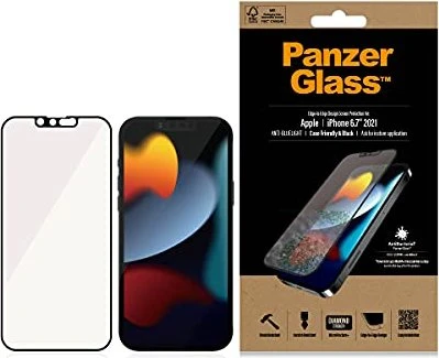 PanzerGlass Edge-to-Edge Case Friendly & Anti-Bluelight für Apple iPhone 13 Pro Max schwarz