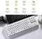 RK Royal Kludge RK87 Wireless TKL, LEDs RGB, weiß, RK BROWN, USB, US Vorschaubild