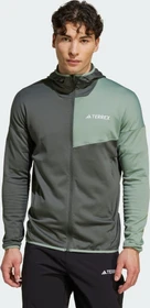adidas Terrex Xperior Climawarm Light Fleece Hooded Jacke legend ivy/silver green (Herren)