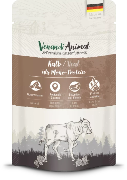 Venandi Animal Kalb als Monoprotein, 125g