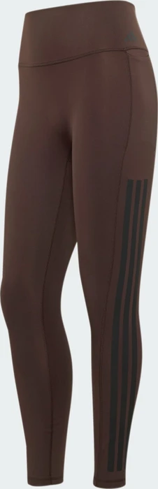 adidas Optime Workout 3-Streifen Tights Hose 7/8 aurora coffee (Damen)