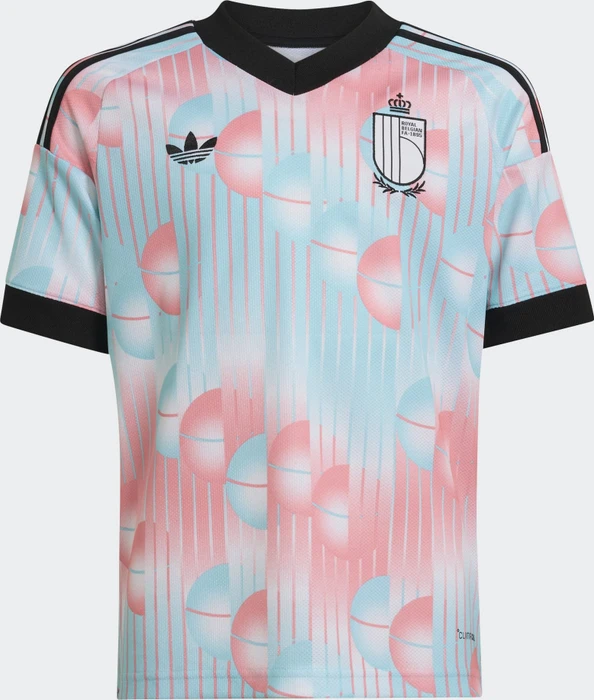 adidas FIFA WM 2026 Belgien Auswärtstrikot kurzarm frozen blue (Junior)