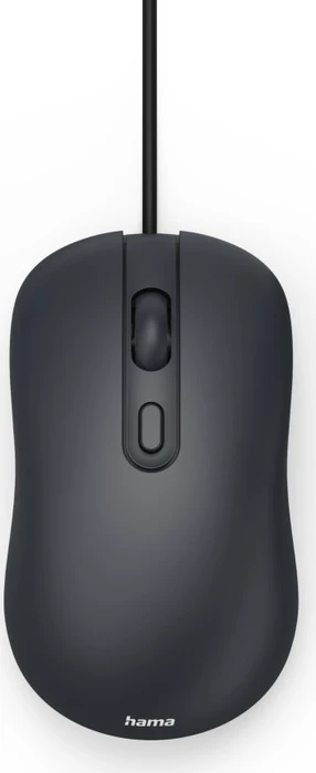 Hama CM-200 Silent 4-Button Mouse schwarz, USB