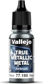 Vallejo True Metallic Metal Airbrush obsidian black, 18ml