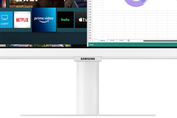 Samsung Smart Monitor M5 M50A, weiß, 27"