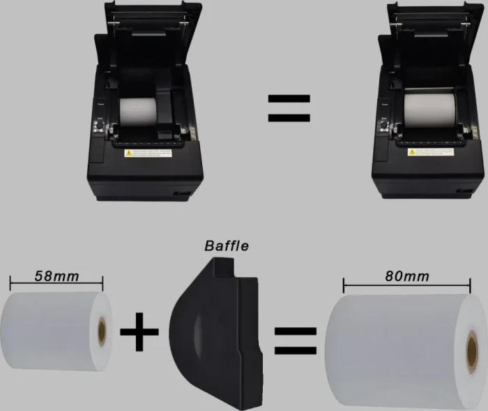 Equip 58/80 mm Thermo-POS-Belegdrucker, WLAN, BT