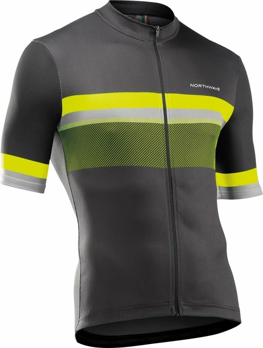 Northwave Origin Modell 2021 Trikot kurzarm anthra/yllwfl (Herren)