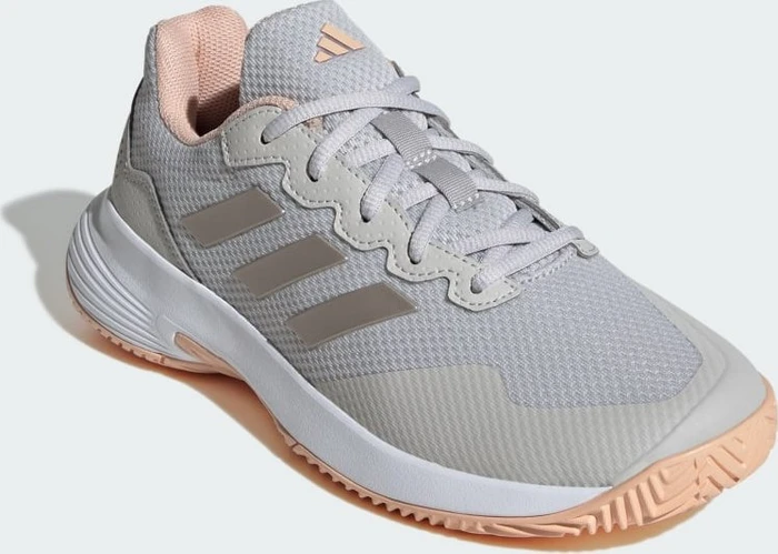 adidas Gamecourt 2.0 grey one/cyber metallic/powder coral (Damen)
