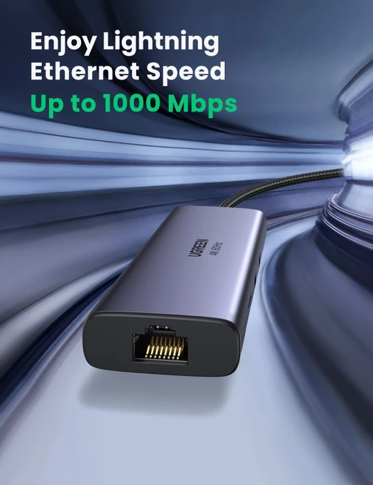 Ugreen 7-in-1 USB-C Hub, USB-C 3.0 [Stecker]
