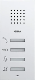 Gira System 55 Wohnungsstation AP, Innenstation, Aufputz, Reinweiß glänzend